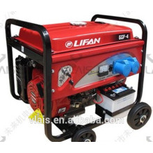 Air-cooled gasoline generator set , LIFAN 6.5KVA king power gasoline generator